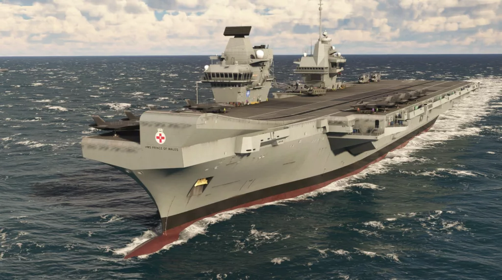 Porte-avions UK Carrier Strike Group Miltech Simulations