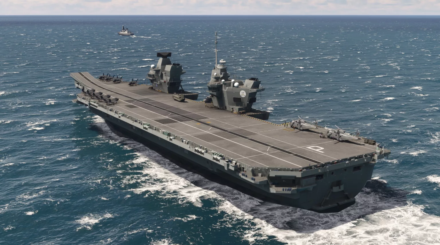 Porte-avions UK Carrier Strike Group Miltech Simulations