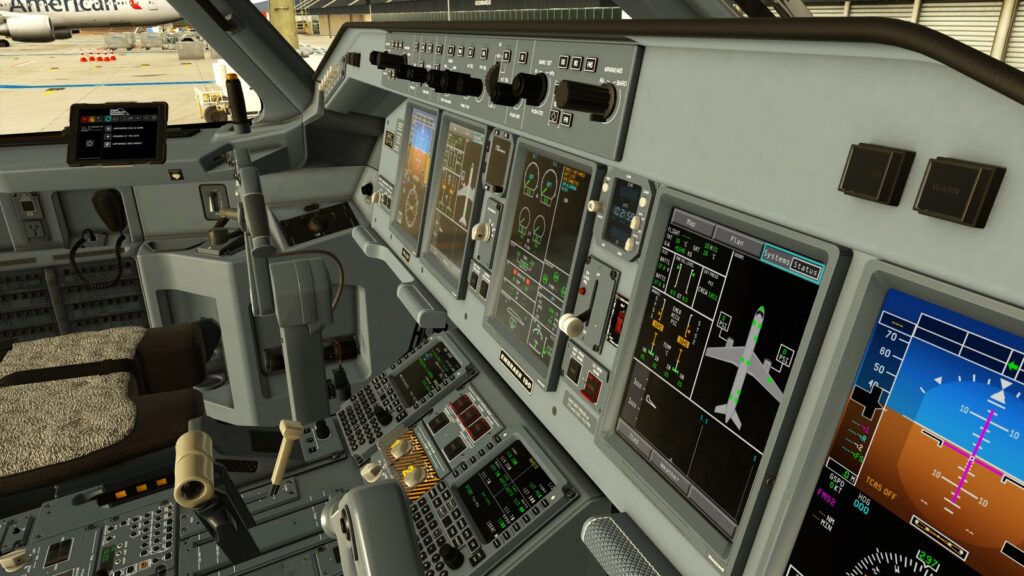 Embraer E190 Flight Procedures Simulation X-Plane 12 cockpit