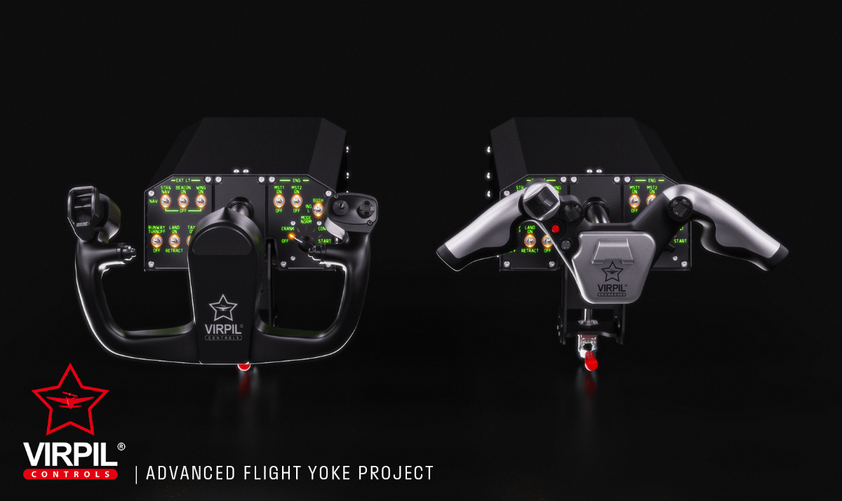 VIRPIL présente son Advanced Flight Yoke